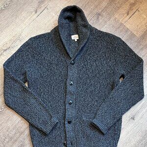 Faherty Marled Cotton Cardigan - Small